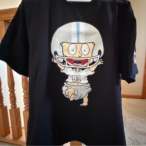 Nickelodeon Black Kids Shirt with Cartoon Character